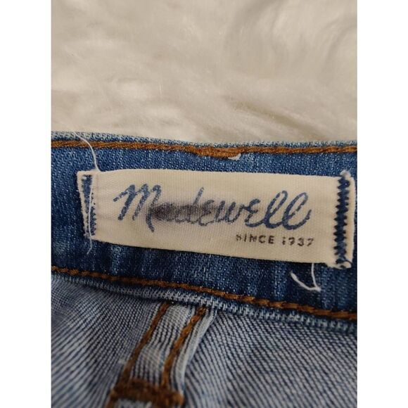 Madewell Medium-Waisted Medium Blue Skinny Jeans with Front Pockets - Picture 5 of 5